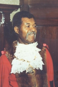 Sam King. Mayor of Southwark, 1983