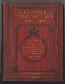The National Roll of the Great War: 1914 - 1918